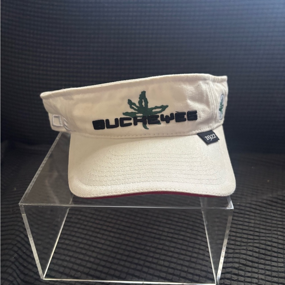 Ohio State Buckeyes The Shoe White Men's Visor Hat